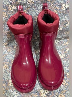 Michael Kors Blakely Rain Bootie in Berry